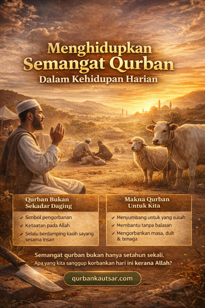 Menghidupkan Semangat Qurban Dalam Kehidupan Harian