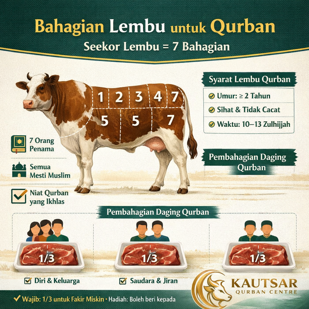 Bahagian Lembu untuk Qurban