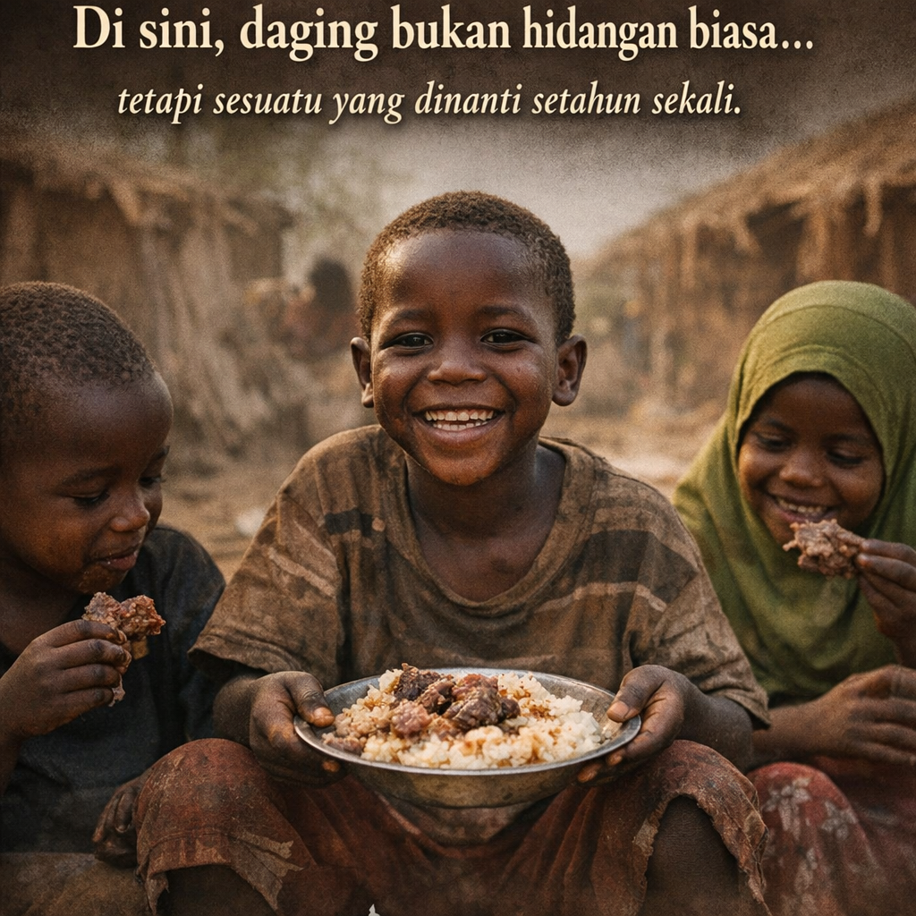 Qurban di Afrika: Bila Daging Jadi Sesuatu Yang Dinanti Setahun Sekali